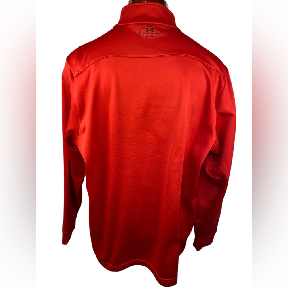 Under Armour Bold Red Performance Jacket Qtr Zip … - image 2